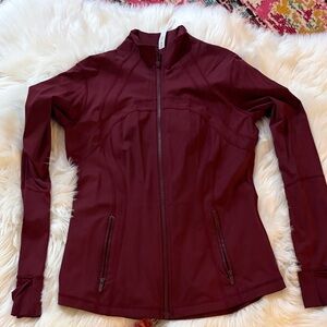Lululemon Athletica Burgundy Utility Jacket